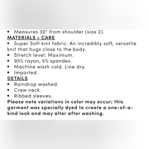 Torrid Dolman Super Soft Long Sleeve Tee - Picture 7 of 7